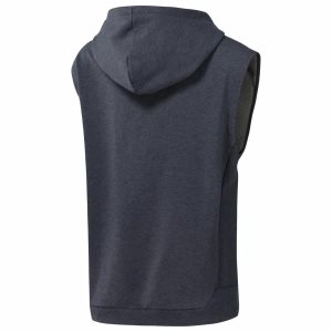 Reebok Combat Legacy Sleeveless Kapuzenpullover Damen - DunkelGrau - DE 270-OXP